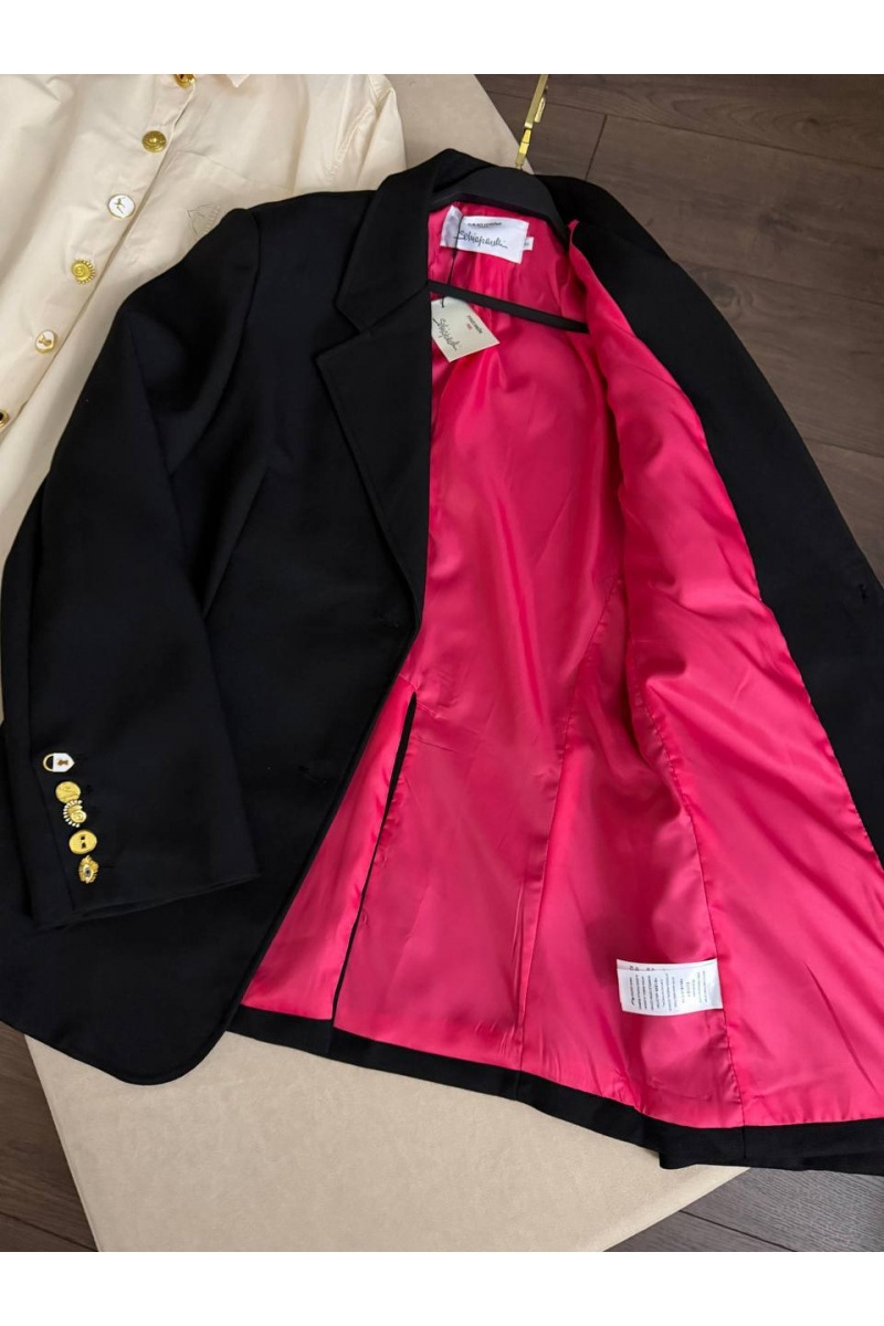 Schiaparelli Чёрный женский пиджак premium