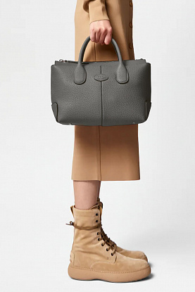 Женская кожаная сумка Tod's DI 27x16 см