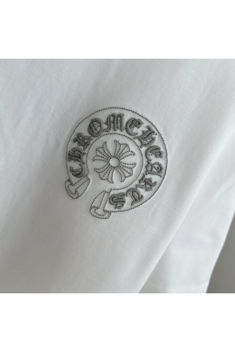 Chrome Hearts Белая оверсайз футболка Premium