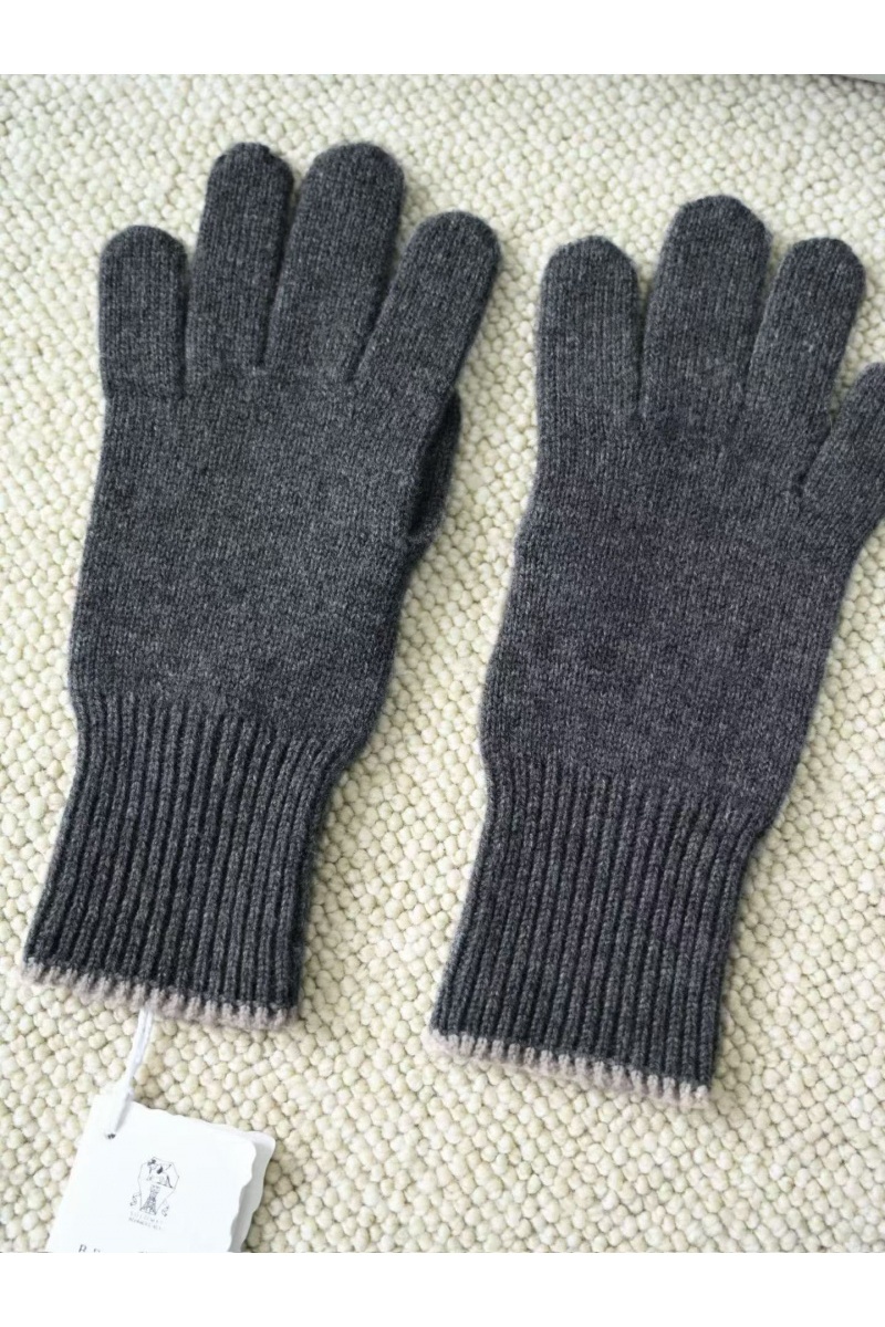 Designer Кашемировые перчатки  premium - Dark Grey