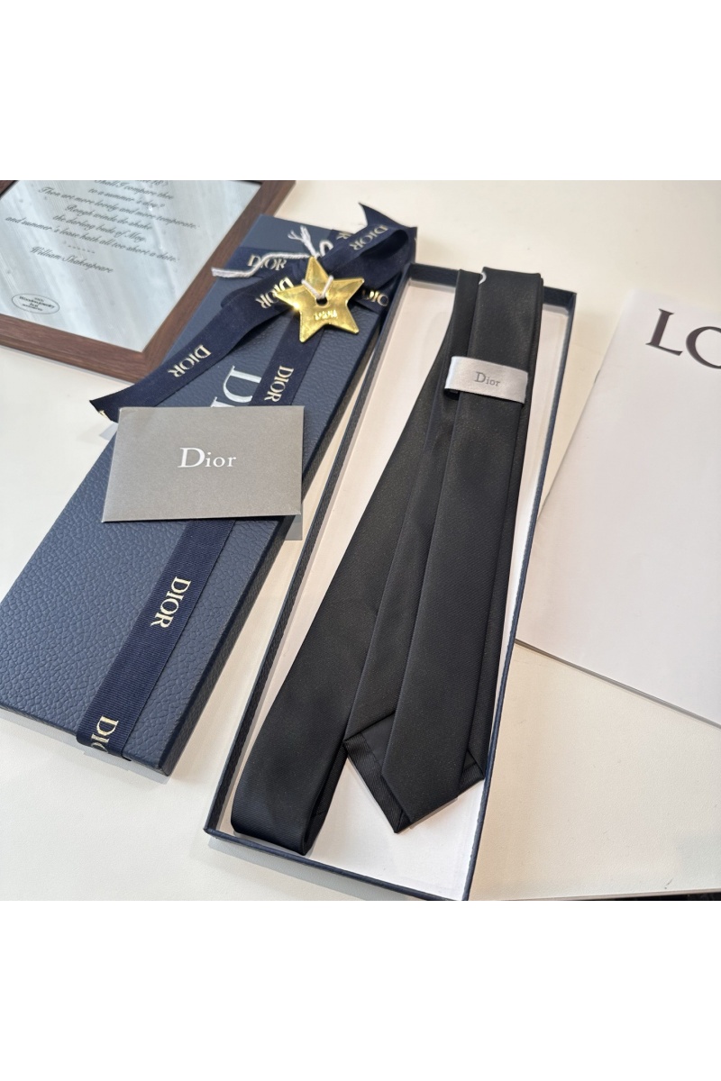 Dior Галстук logo-embroidered premium - Black