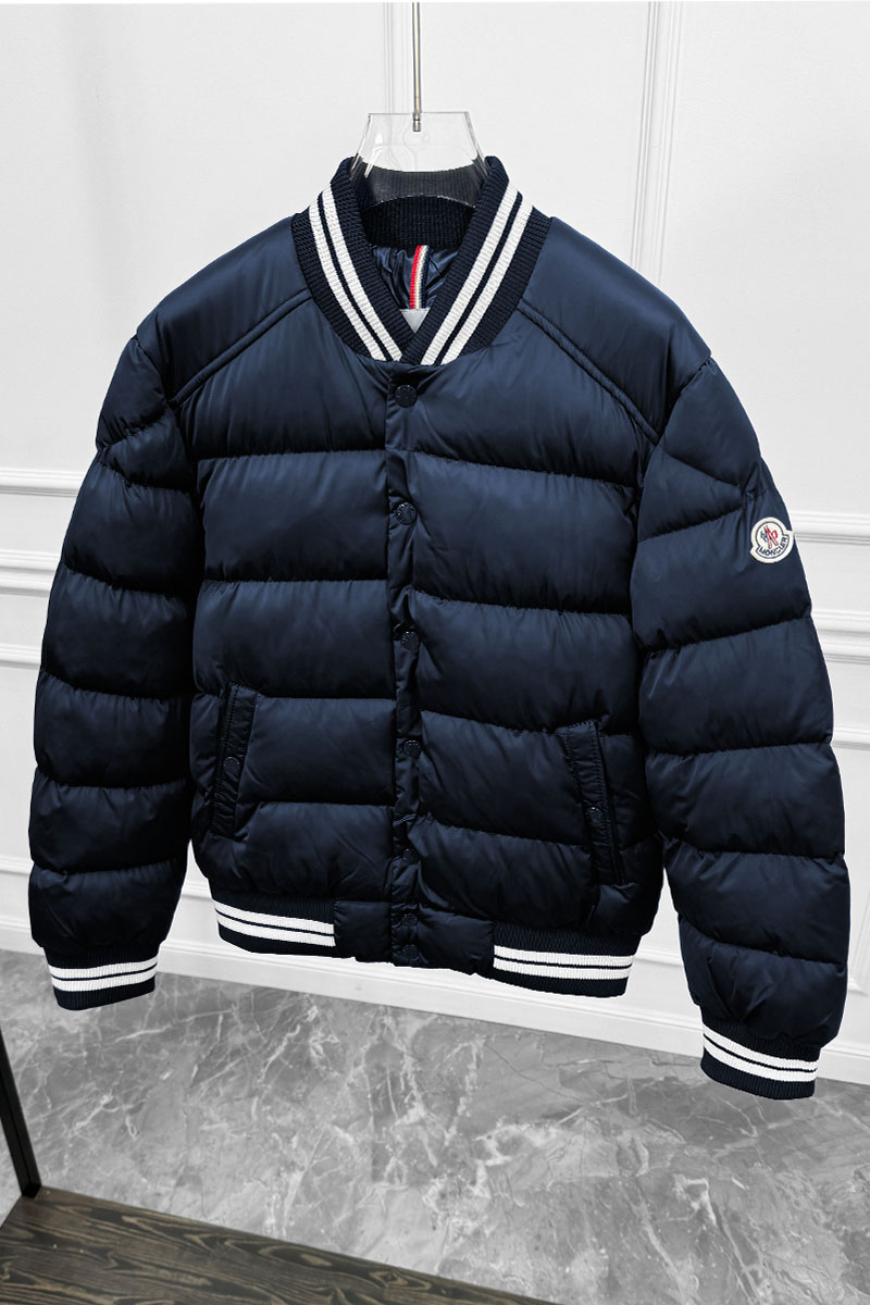 Moncler Утеплённый бомбер Dives - Navy
