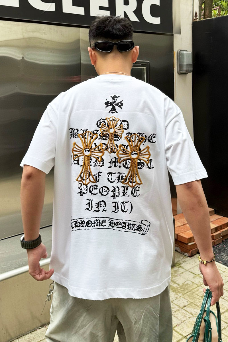 Chrome Hearts Оверсайз футболка Premium
