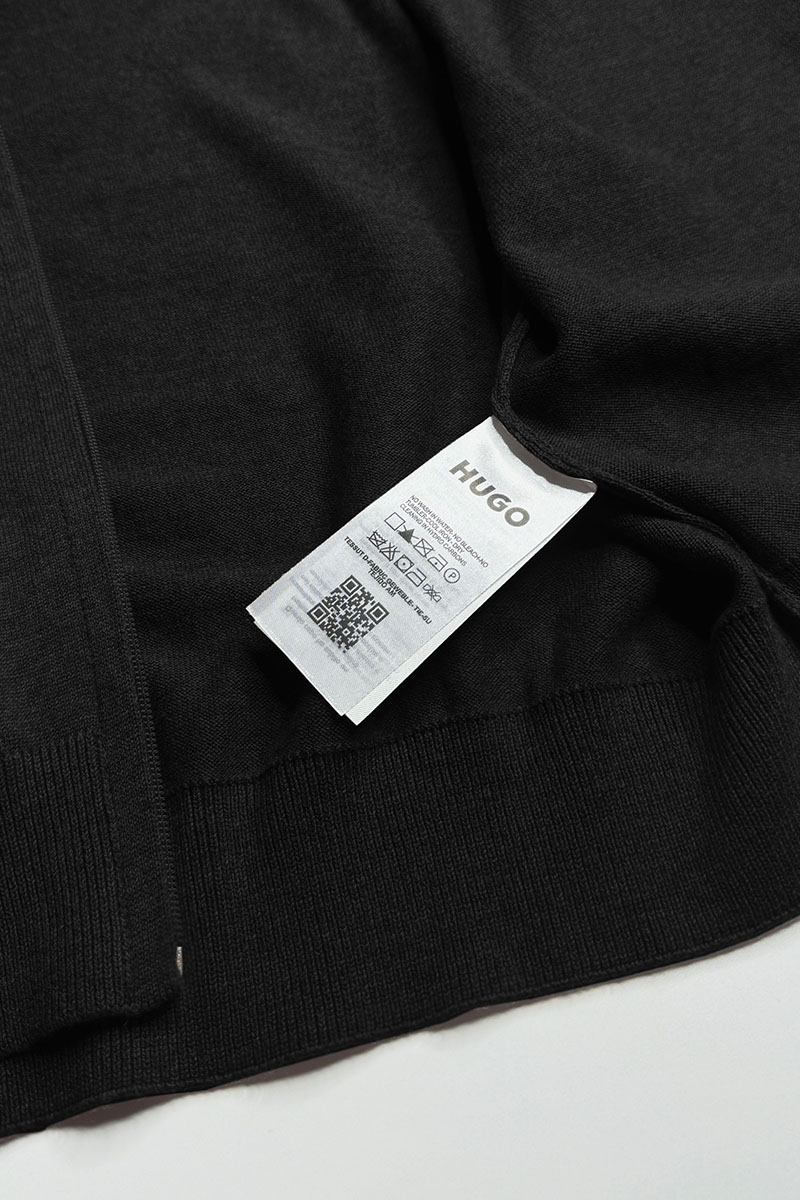 Hugо Воss Мужская кофта zip-up - Black
