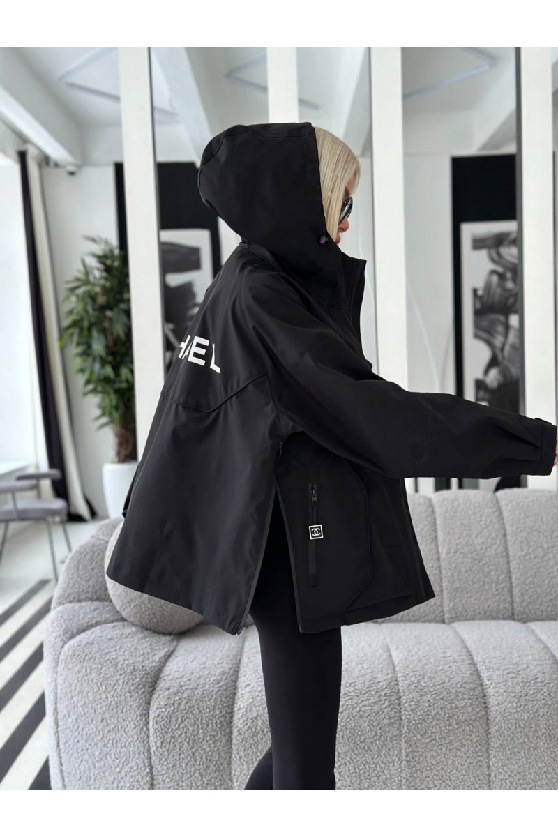 Chаnеl Женская куртка чёрного цвета