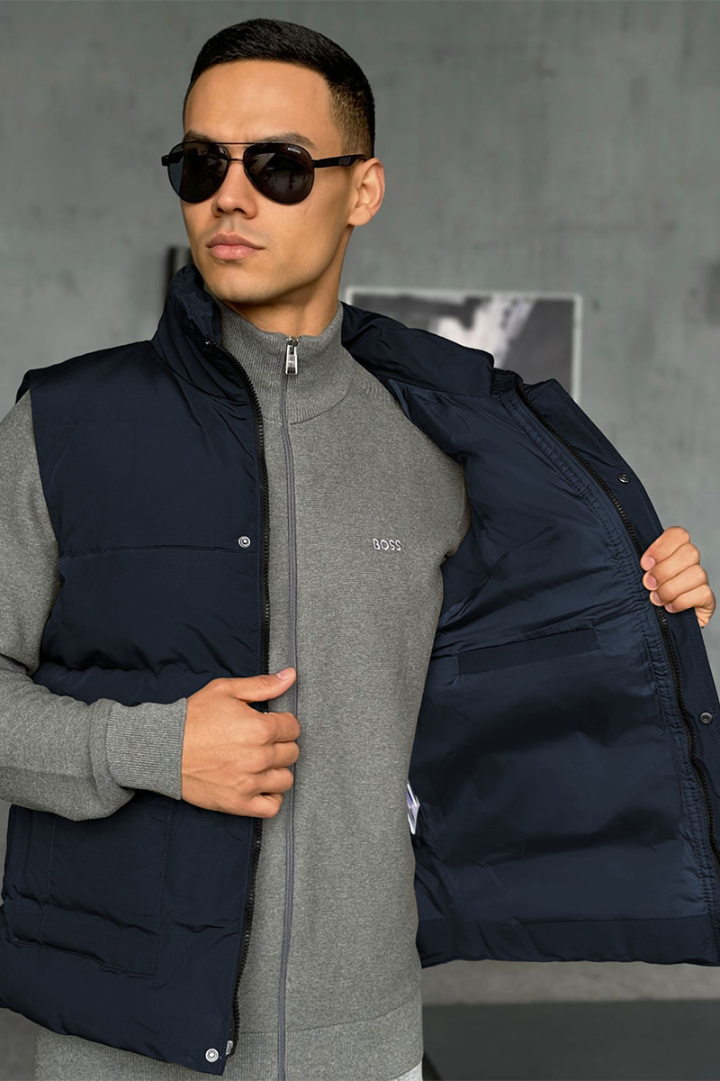 Canada Goose Жилет тёмно-синего цвета logo-patch 