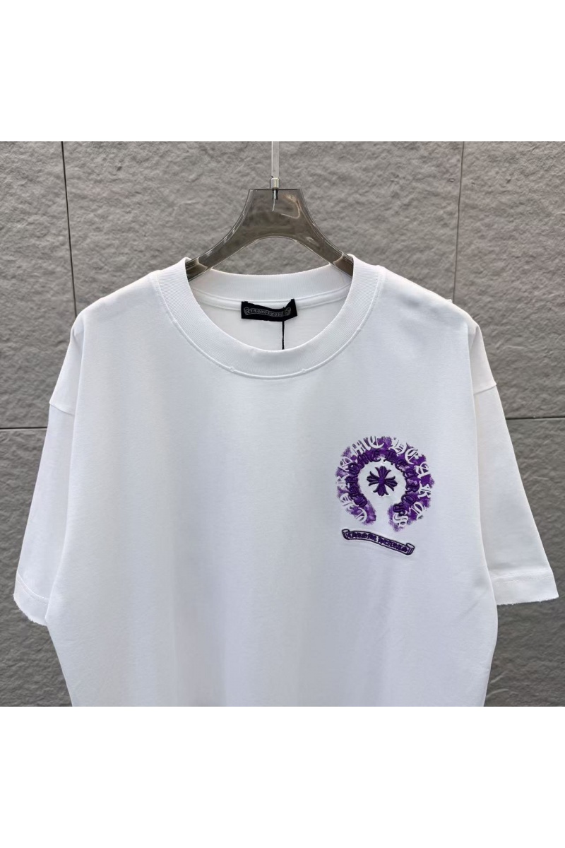 Chrome Hearts Белая оверсайз футболка premium