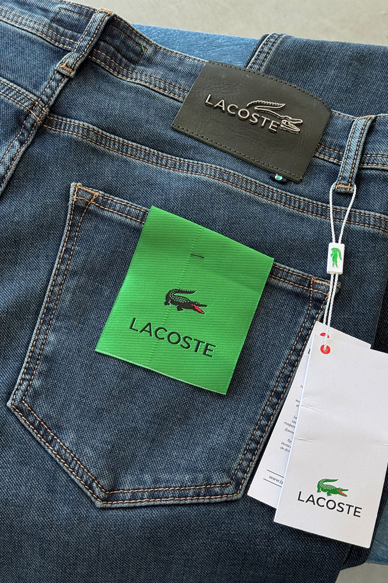 Lacoste Мужские синие джинсы 
