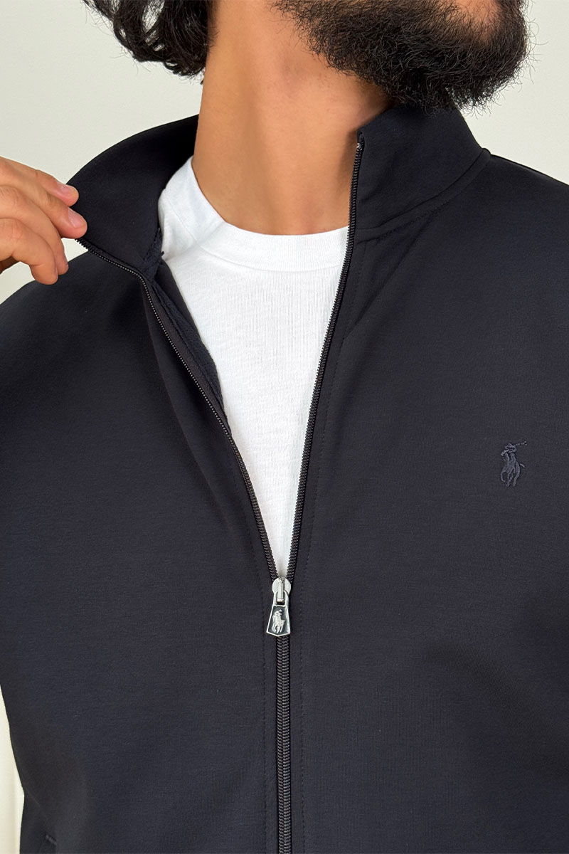 Polo Ralph Lauren Тёмно-синяя кофта на молнии 