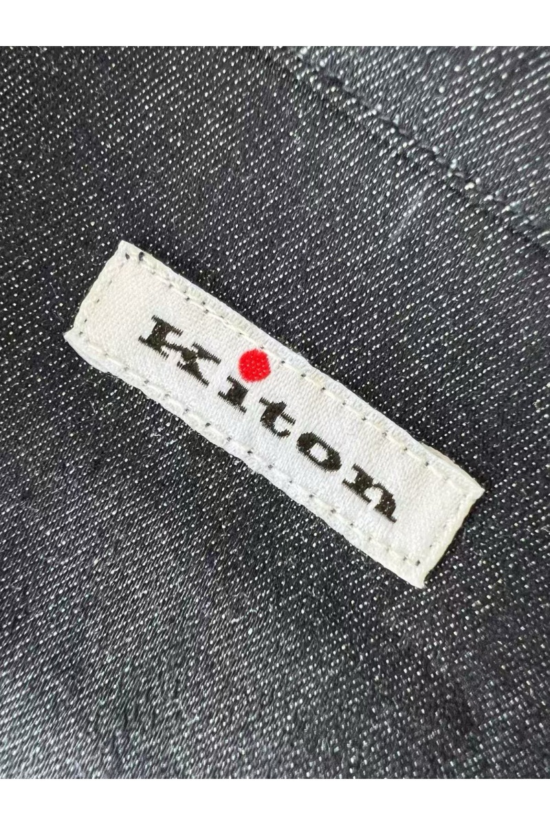 Kiton Мужская рубашка Premium - Grey Denim