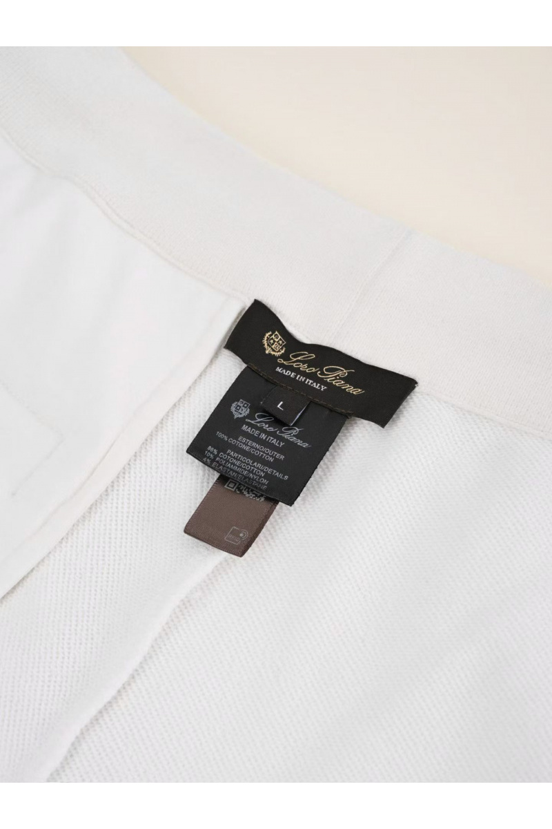 Loro Piana Мужские белые шорты premium