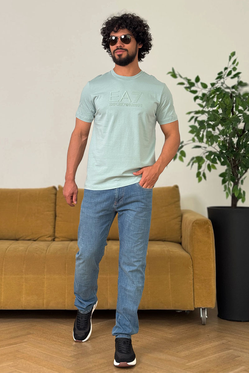 Canali Мужские синие джинсы 