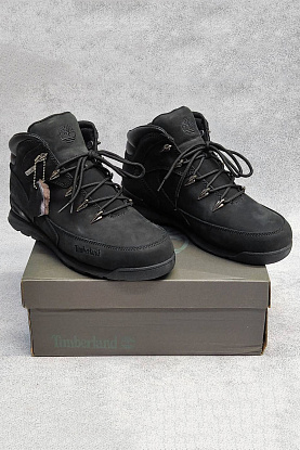 Мужские ботинки с мехом Euro Rock Hiker - Black