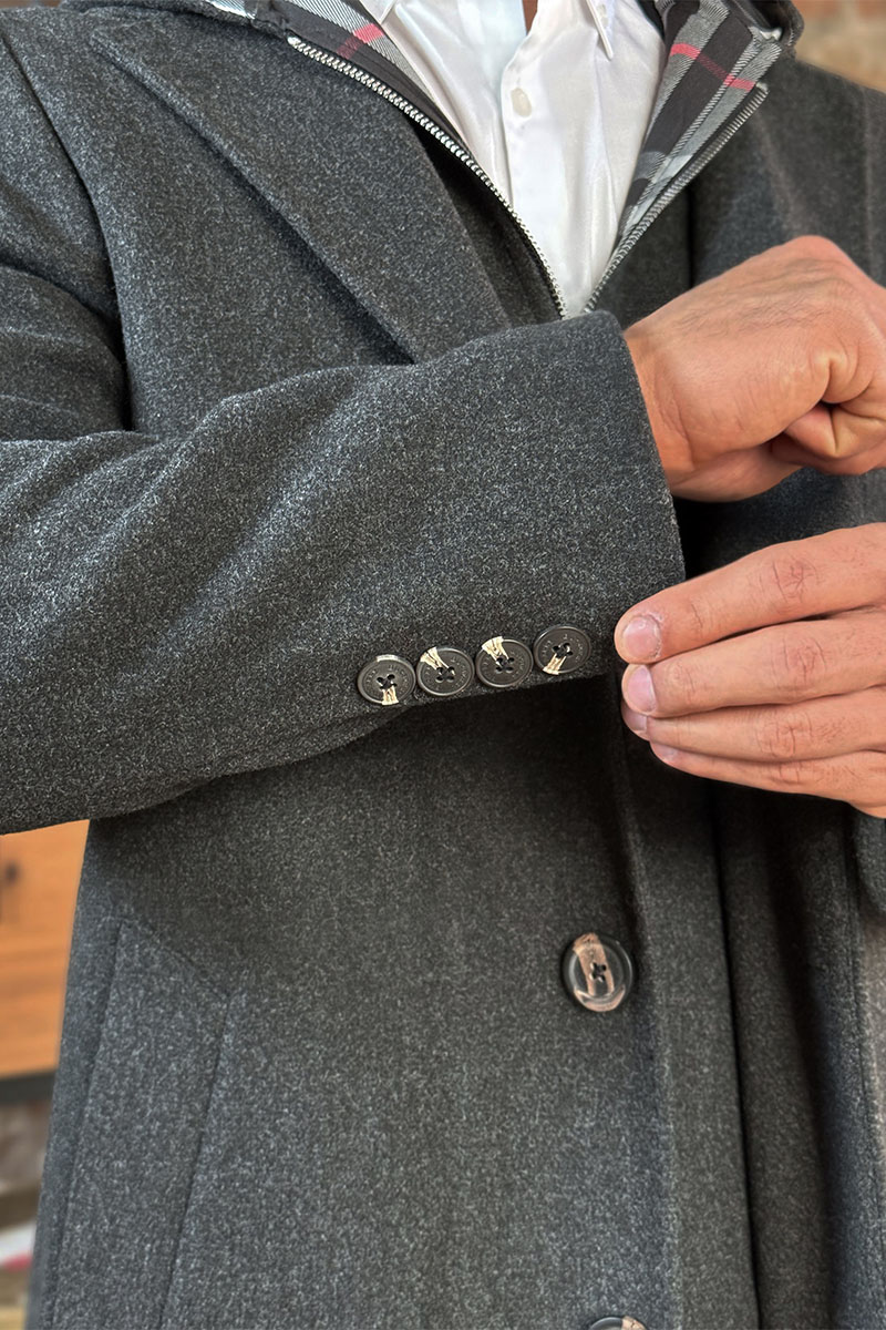 Burberry Мужское пальто London England - Grey