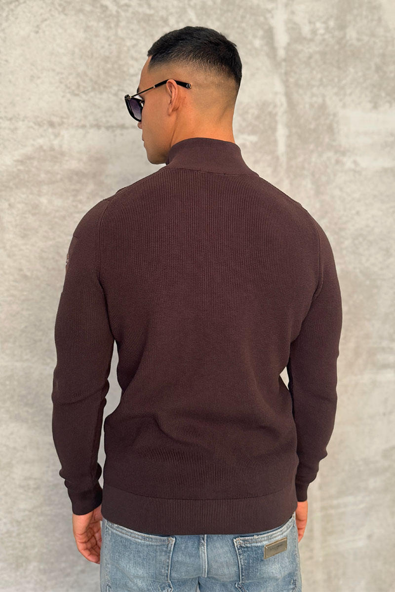 Paul & Shark Мужской джемпер zip-up - Brown 