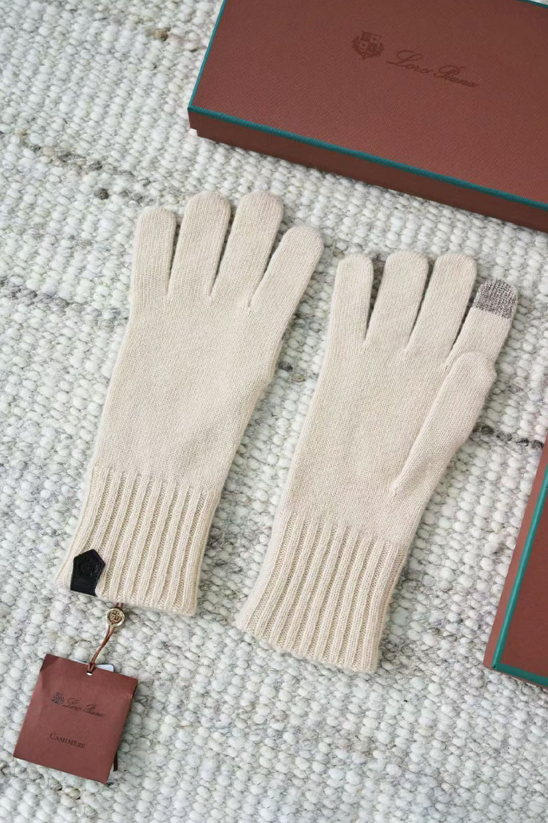 Loro Piana Кашемировые перчатки premium - Beige