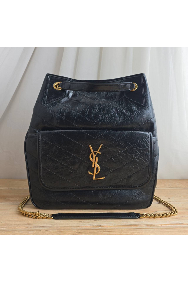 Yves Saint Laurent Кожаная сумка Niki 24x23 см