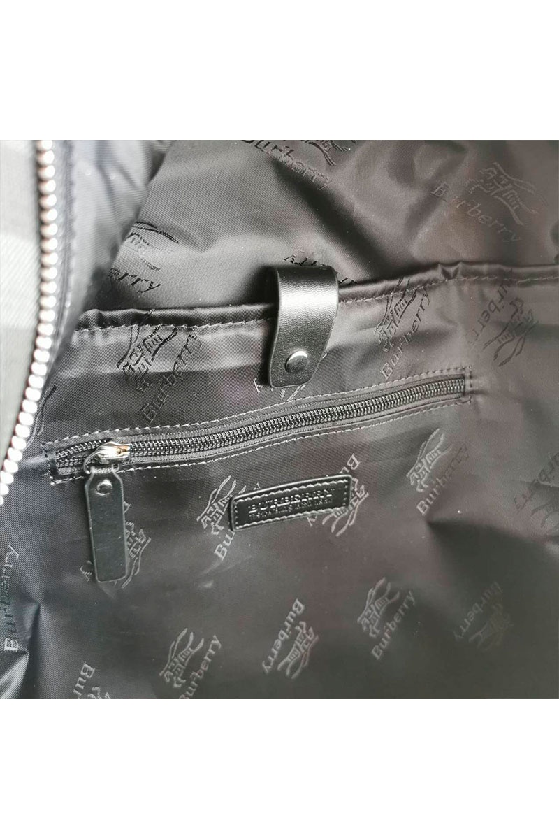 Burberry Кожаный рюкзак London Check 43x30 см