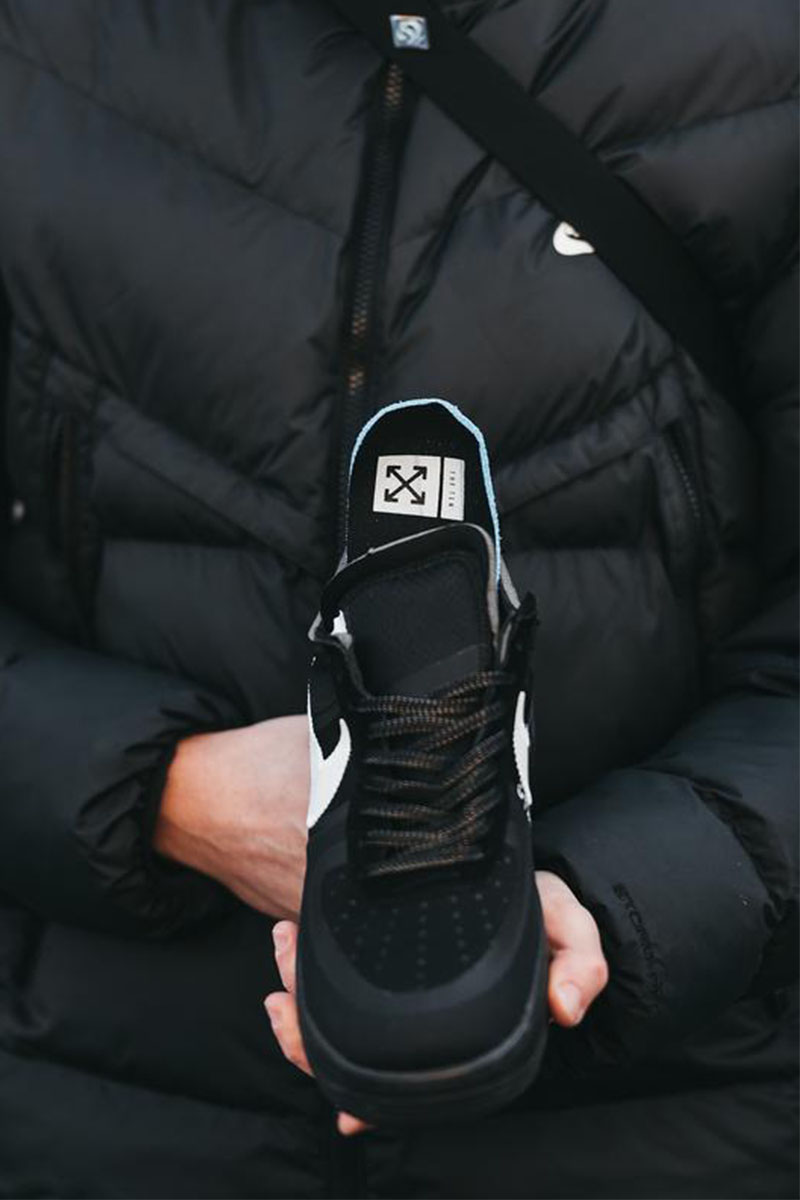 Nike Кроссовки Off-White x AF1 Low "Black"