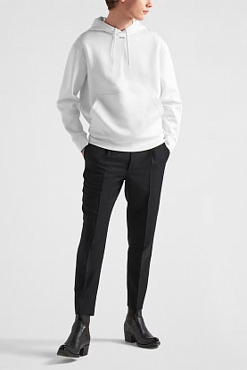 Мужское белое худи technical cotton 