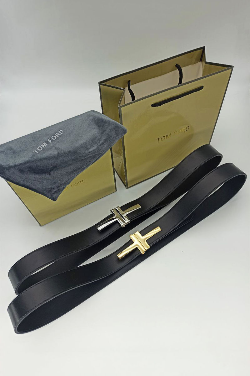 Tom Ford Двусторонний кожаный ремень (ширина 3.8 см, длина 120 см)