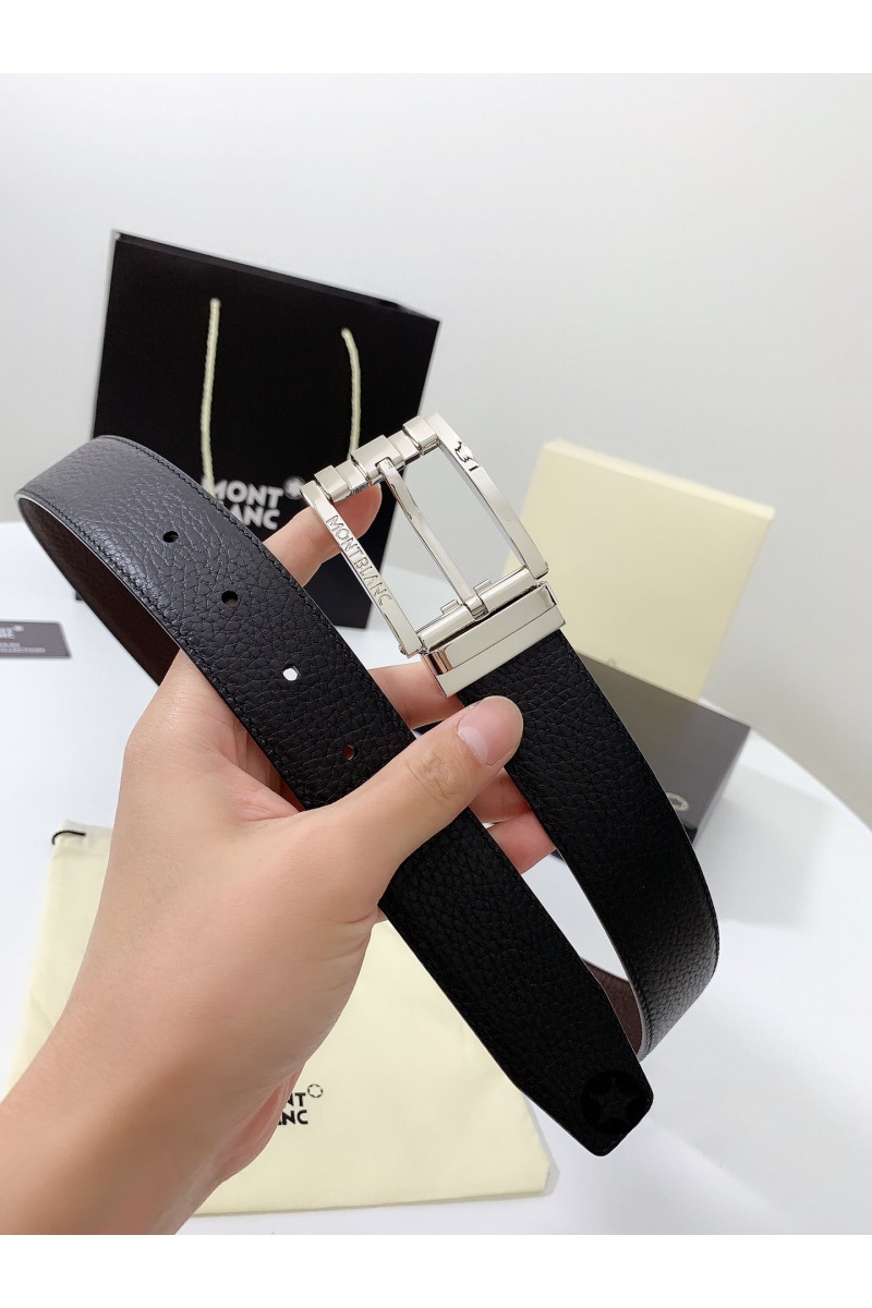 Montblanc Двусторонний кожаный ремень Premium (ширина 3.5 см)
