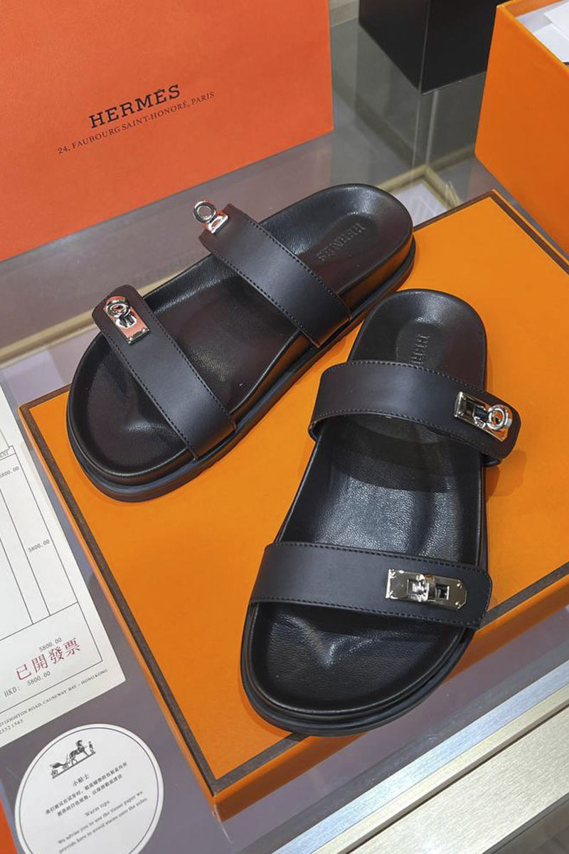 Hermes Женские шлёпанцы Chypre premium