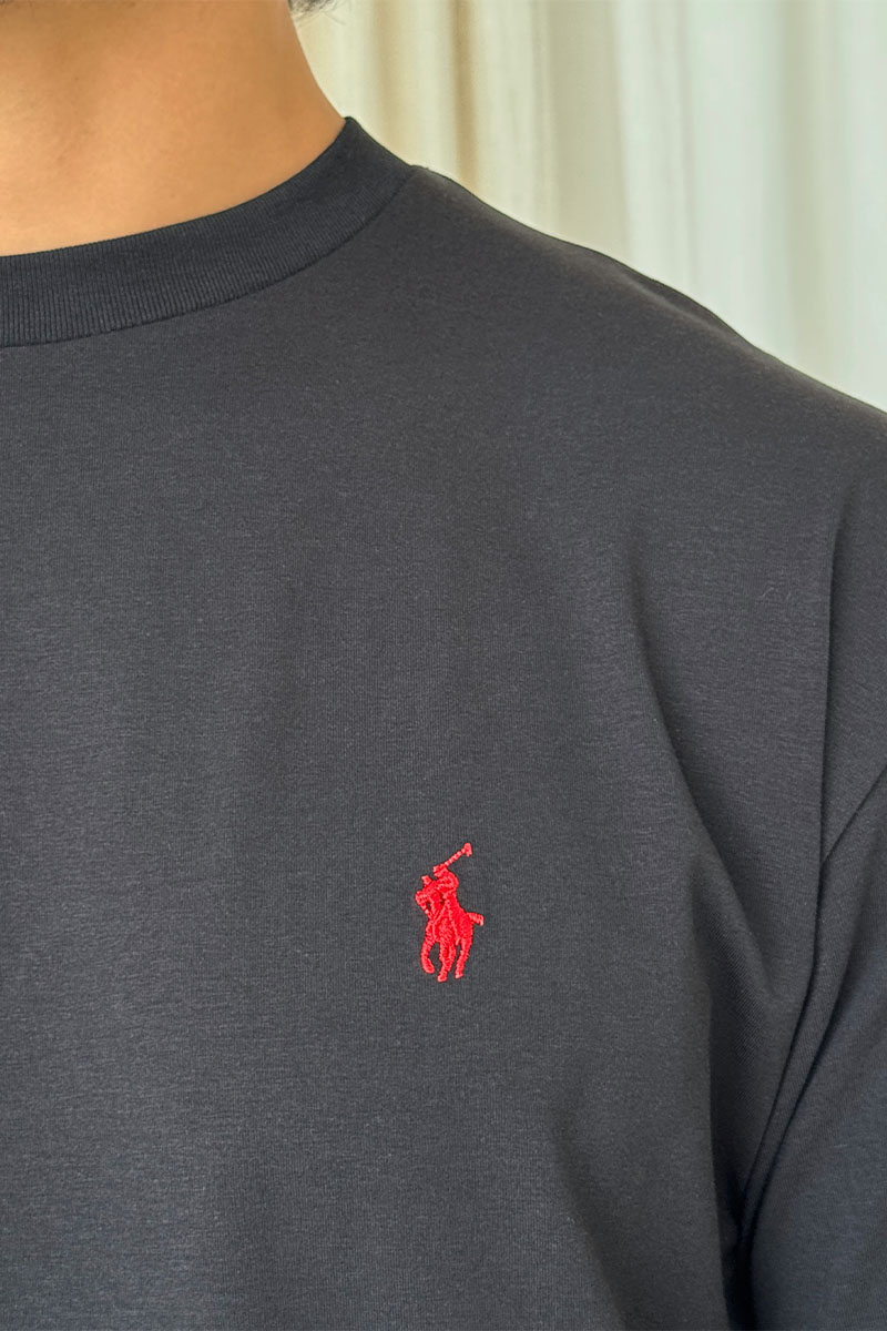 Polo Ralph Lauren Мужская чёрная футболка 