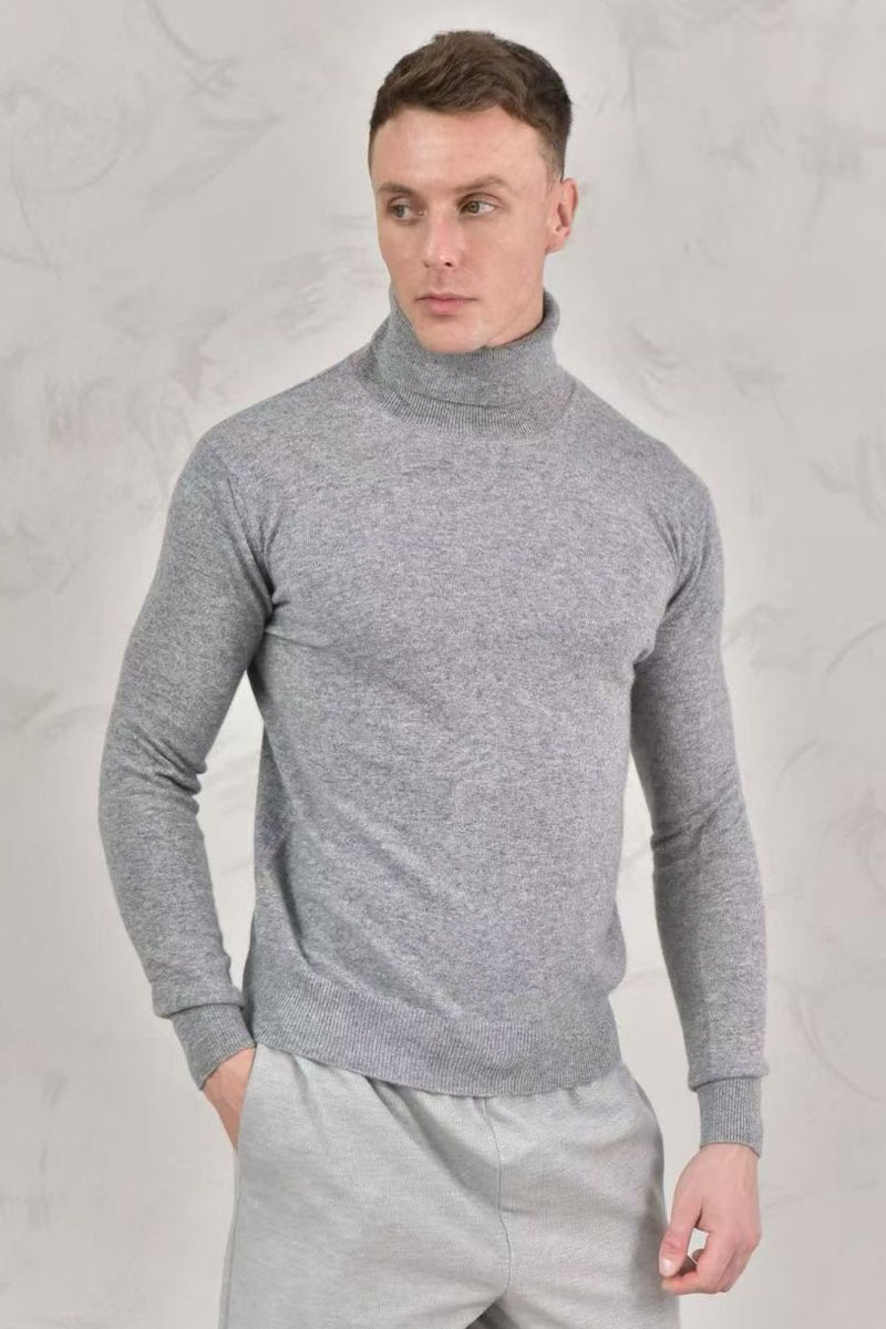 Loro Piana Мужская водолазка Premium - Light Gray