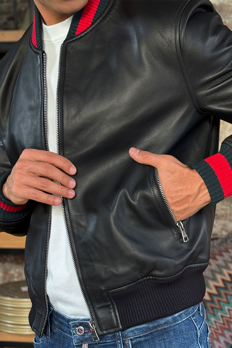 Gucci Кожаная куртка premium