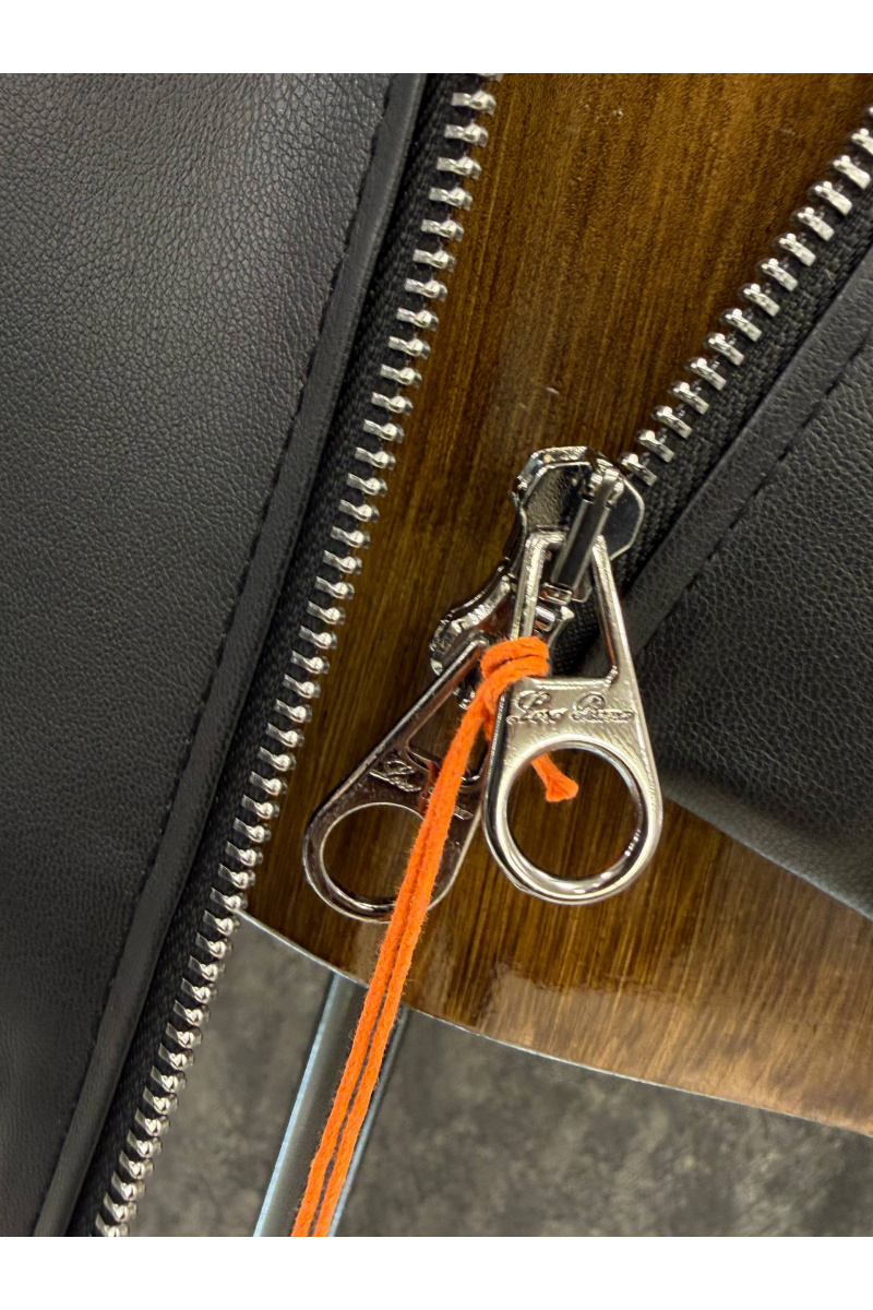 Loro Piana Мужская кожаная куртка 