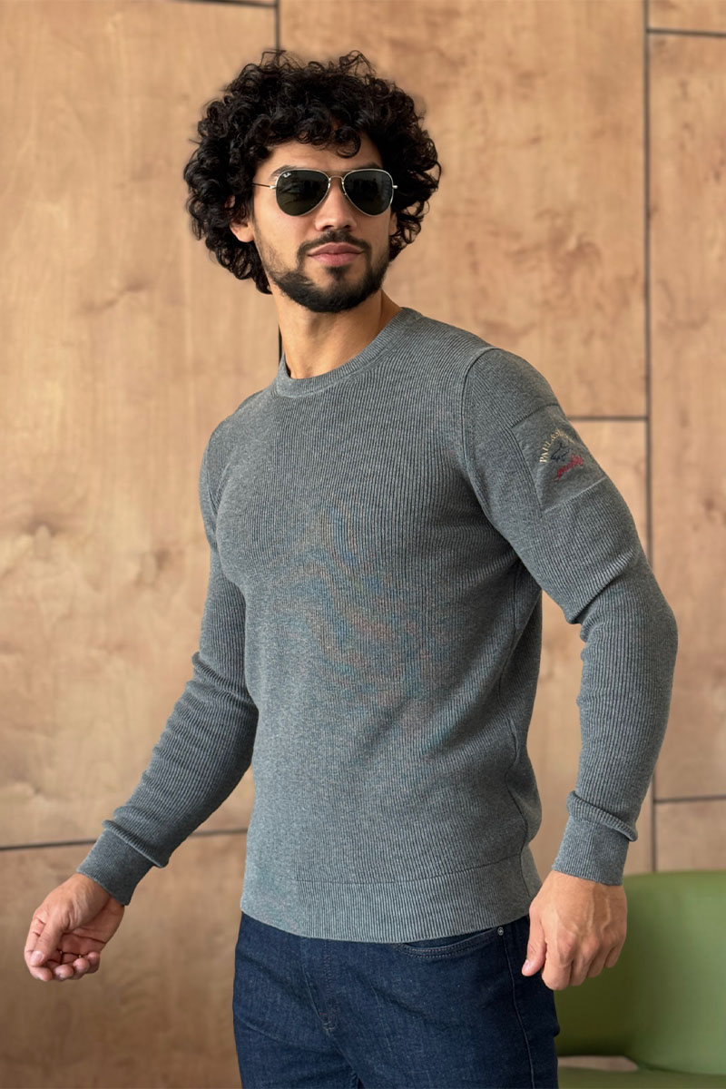 Paul & Shark Мужской серый джемпер 