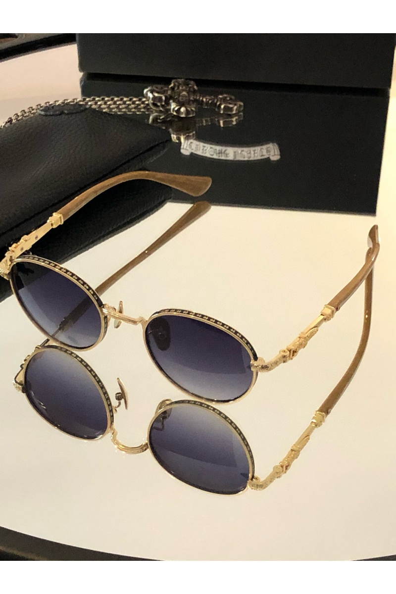 Chrome Hearts Солнцезащитные очки Metal Oval