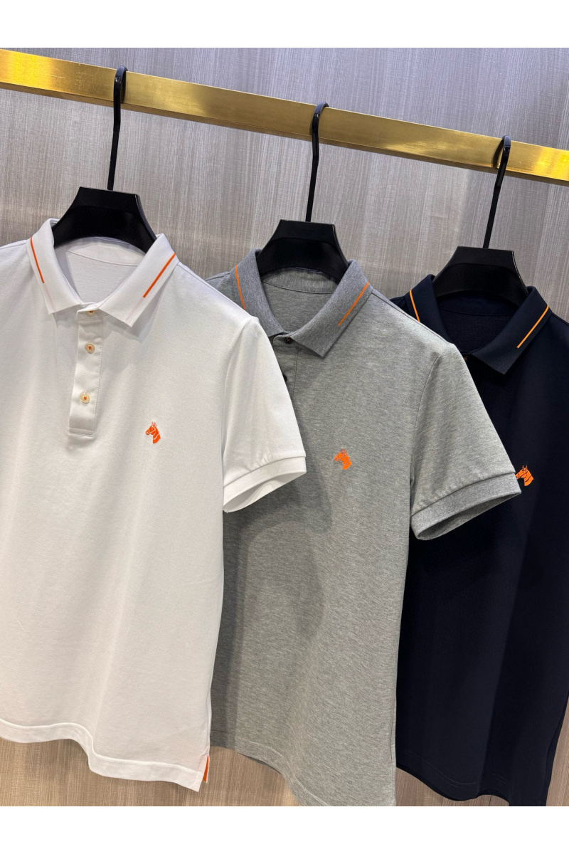 Hermes Мужское поло Premium - Navy