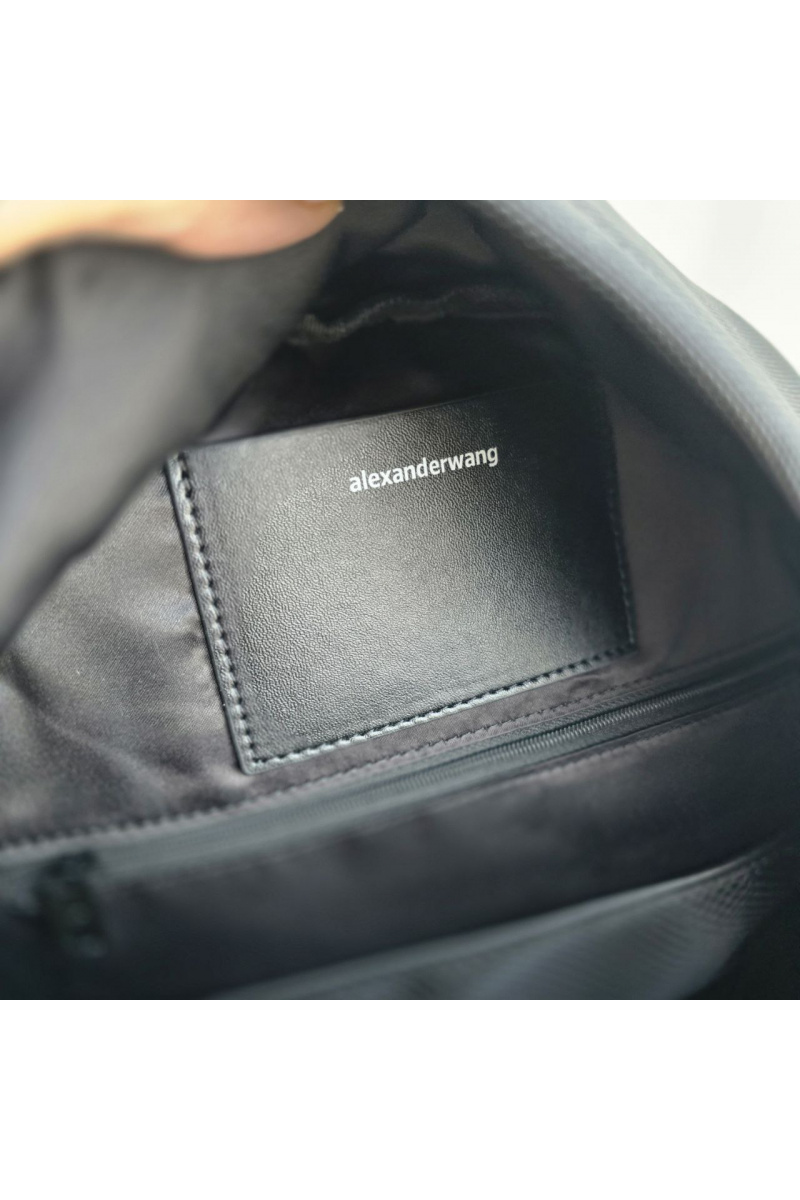 Alexander Wang  Чёрный текстильный рюкзак 41x32 см