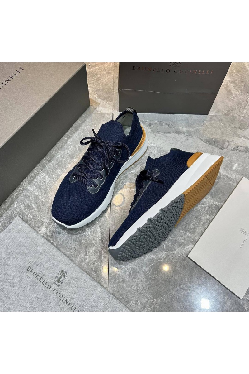 Designer Мужские кроссовки knitted - Navy