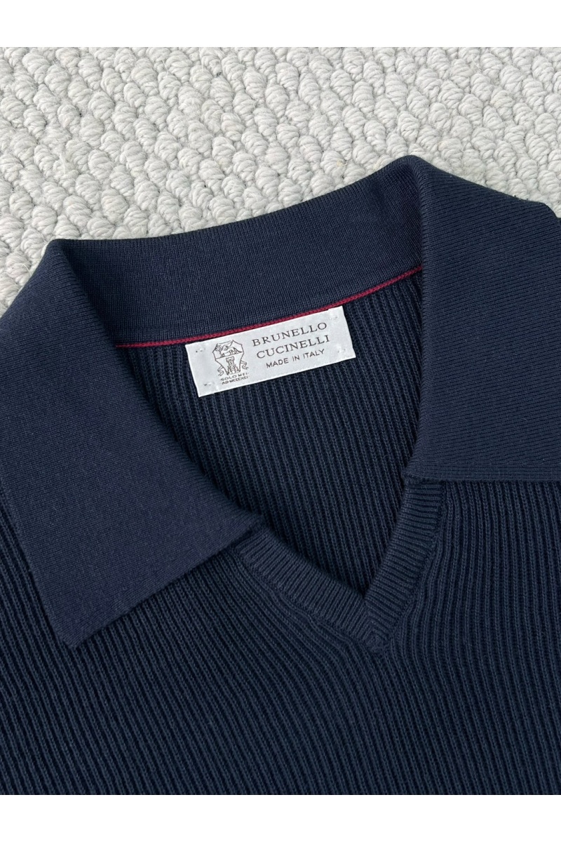 Designer Мужское синее поло Premium