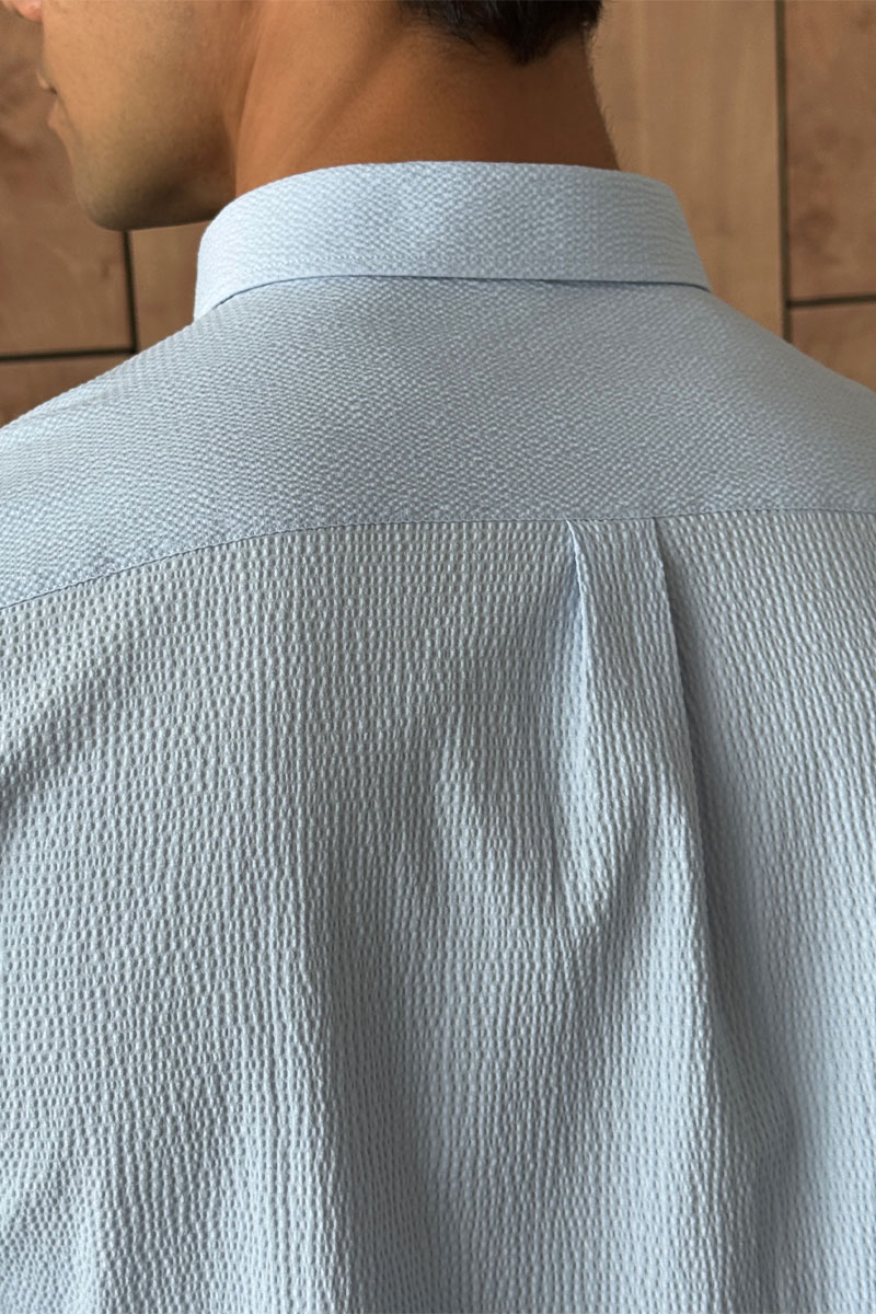 Etro Мужская голубая рубашка Pegasus logo