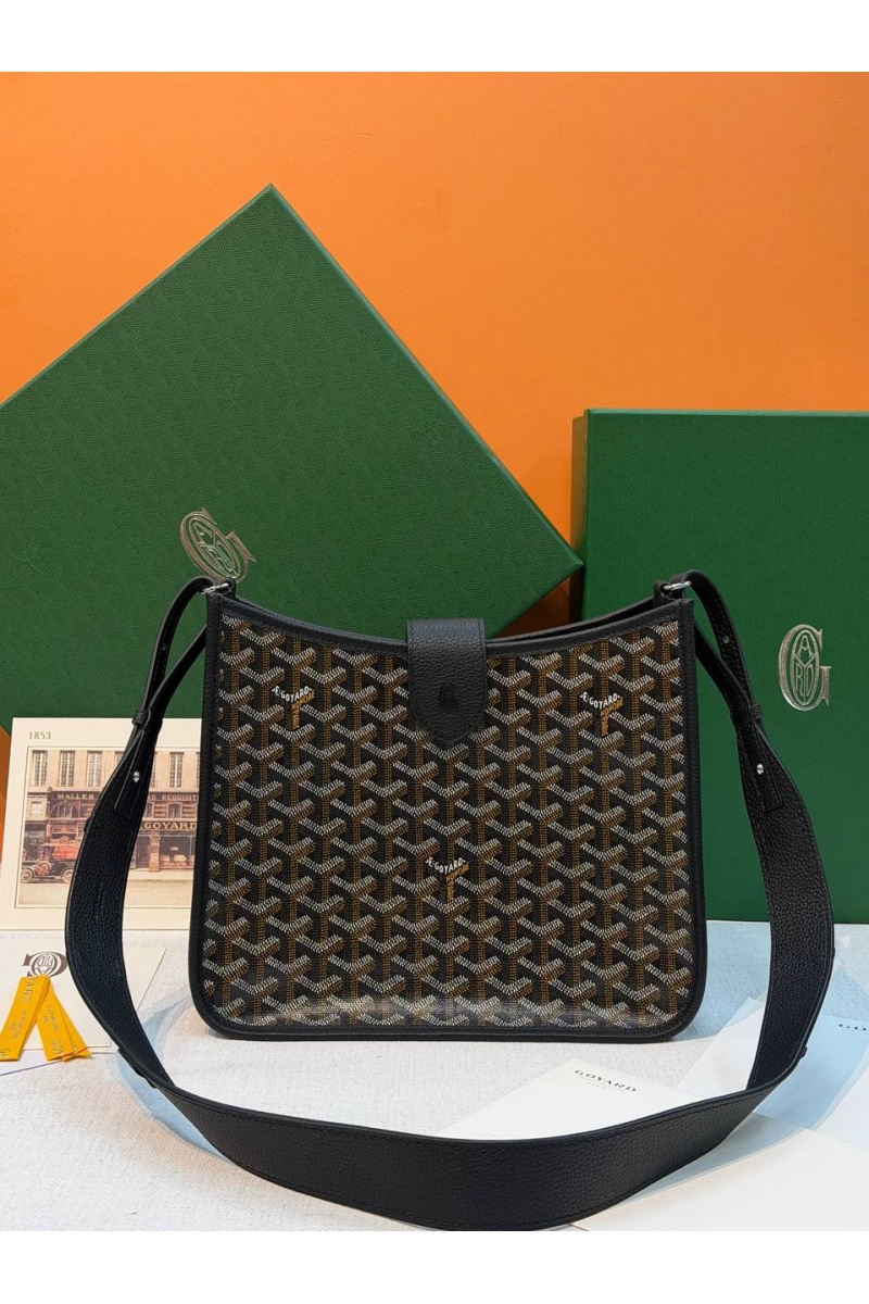Designer Clothing Кожаная сумка Goyard Musette PM premium 28x22x10 см