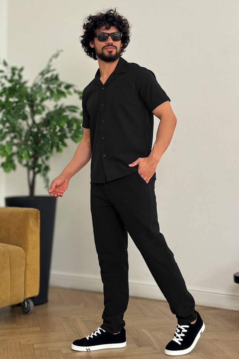 Polo Ralph Lauren Мужская чёрная рубашка