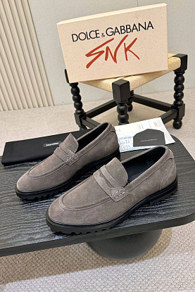 Мужские замшевые лоферы