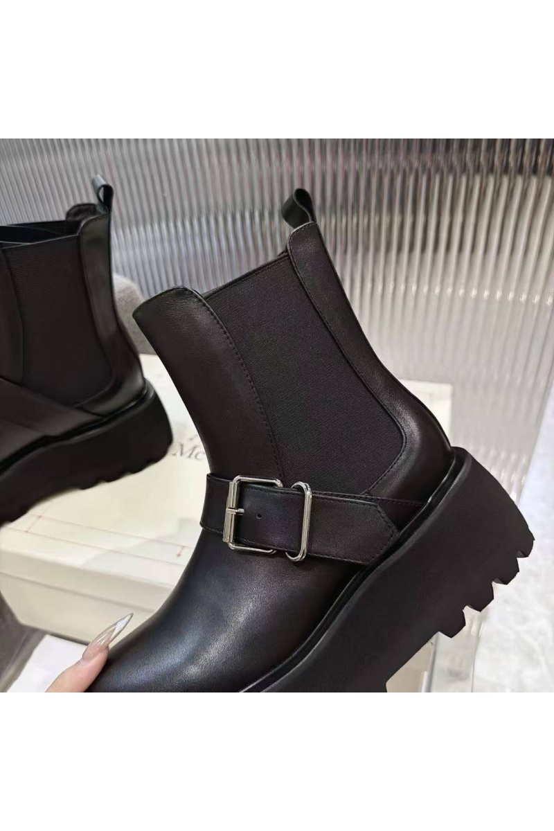 Alexander McQueen  Женские кожаные ботинки 