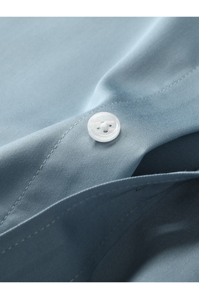 Loro Piana Рубашка голубого цвета premium