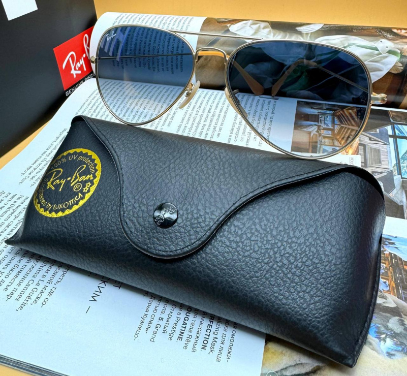Ray Ban Солнцезащитные очки Aviator Large Metal