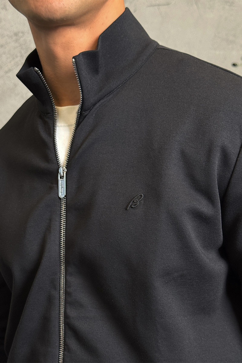 Brioni Чёрный спортивный костюм B-еmbroidery