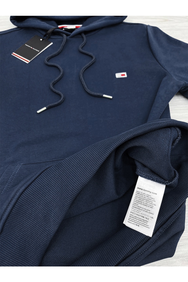 Tommy Hilfiger Мужское худи голубого цвета 