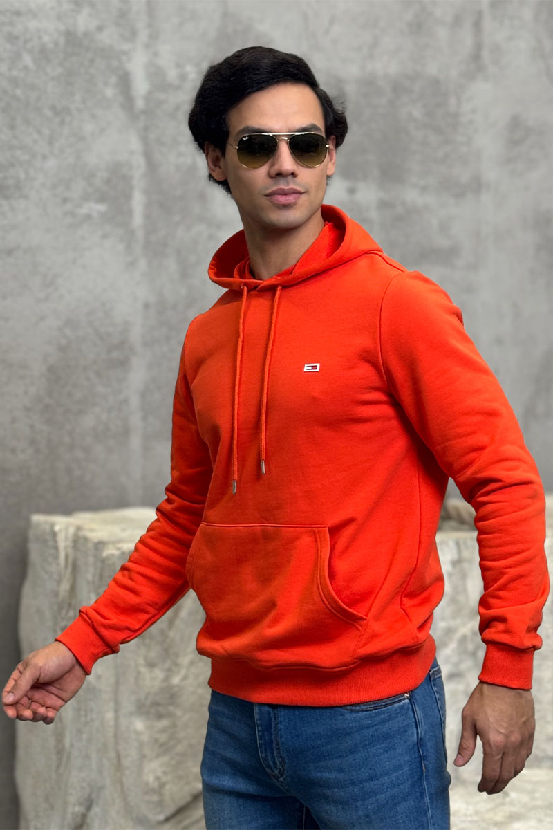 Tommy Hilfiger Мужское худи оранжевого цвета 