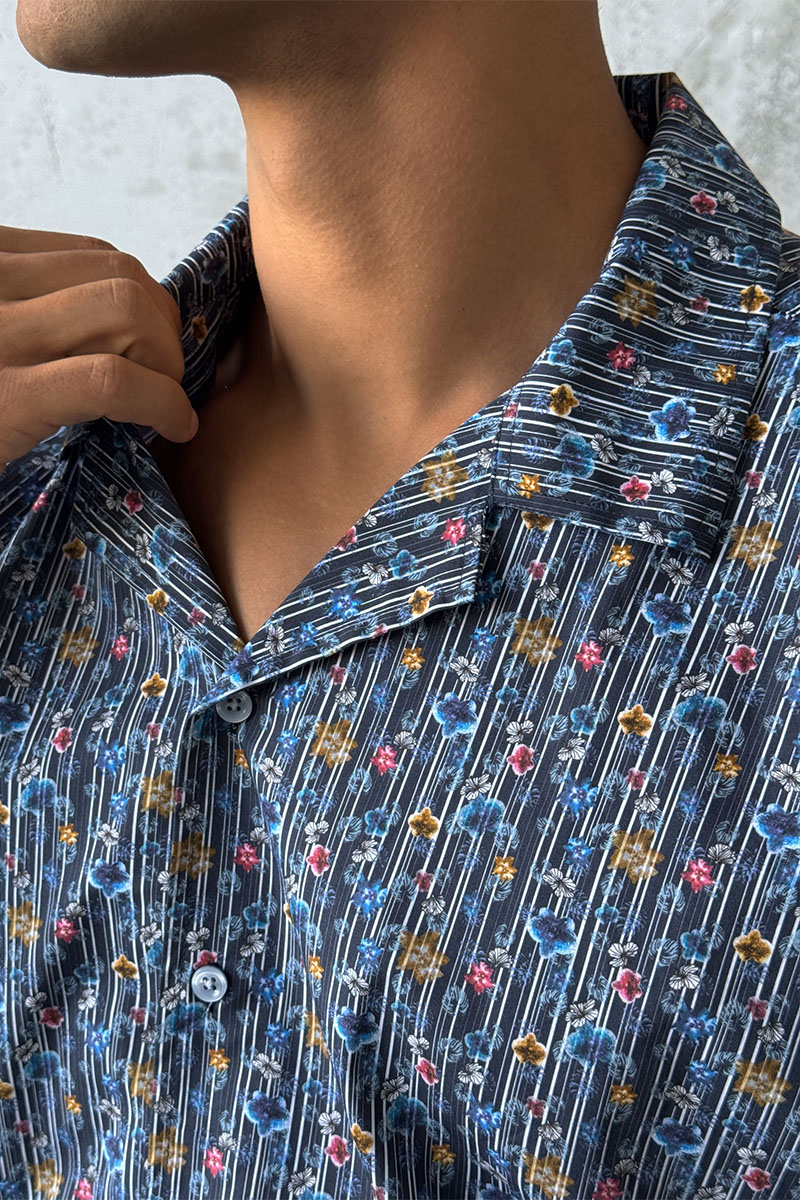 Dоlсе & Gаbbаnа Мужская чёрная рубашка floral-print 