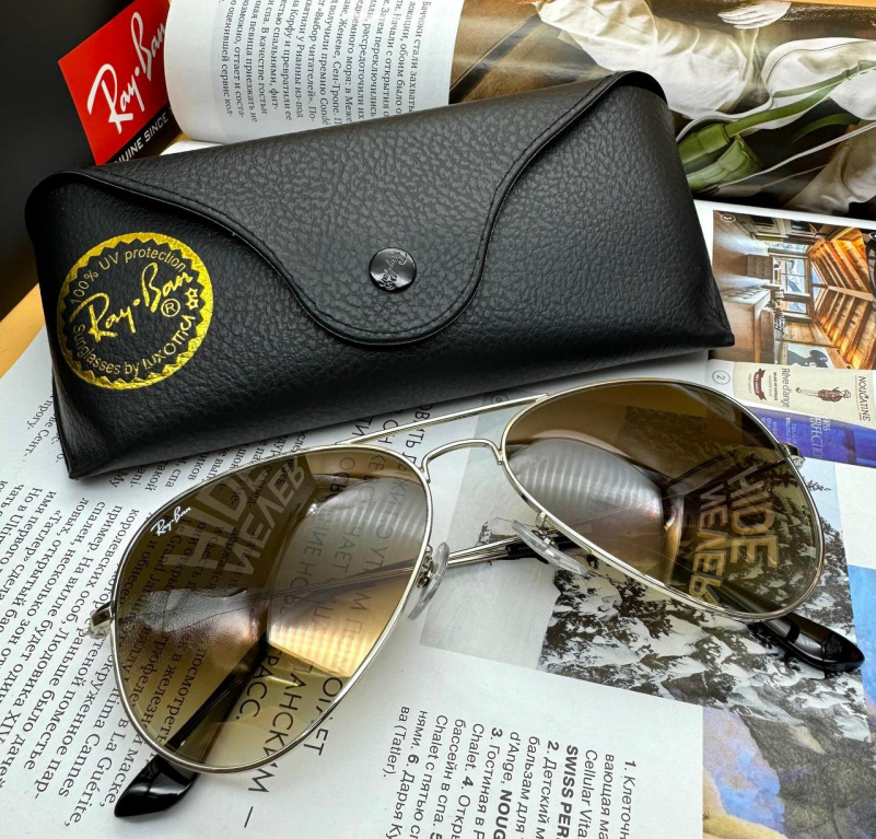 Ray Ban Солнцезащитные очки Aviator Large Metal
