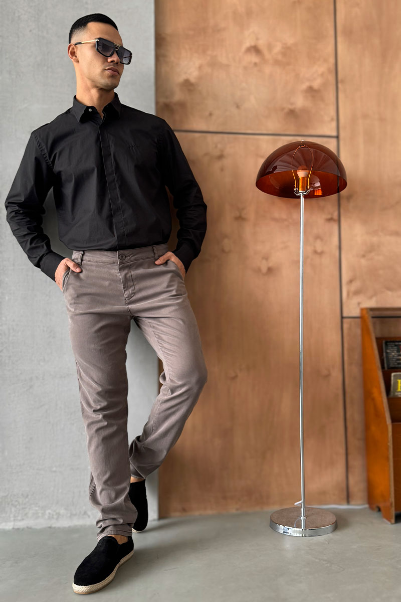 Loro Piana Мужские брюки бежевого цвета 